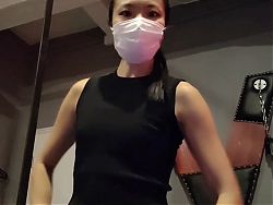(Preview) (Cantonese )C058: Cruel Asian Mistress torment male prisoner (Full clip: servingmissjessica. com. c058