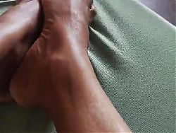 feet massage hot brunette milf fetish