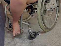 Solo Masterbation in my Wheelchair