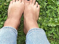 Showing my beautiful feet